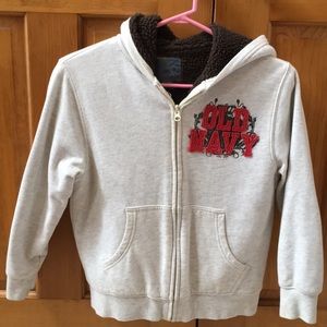 Old Navy Sherpa lined zip up